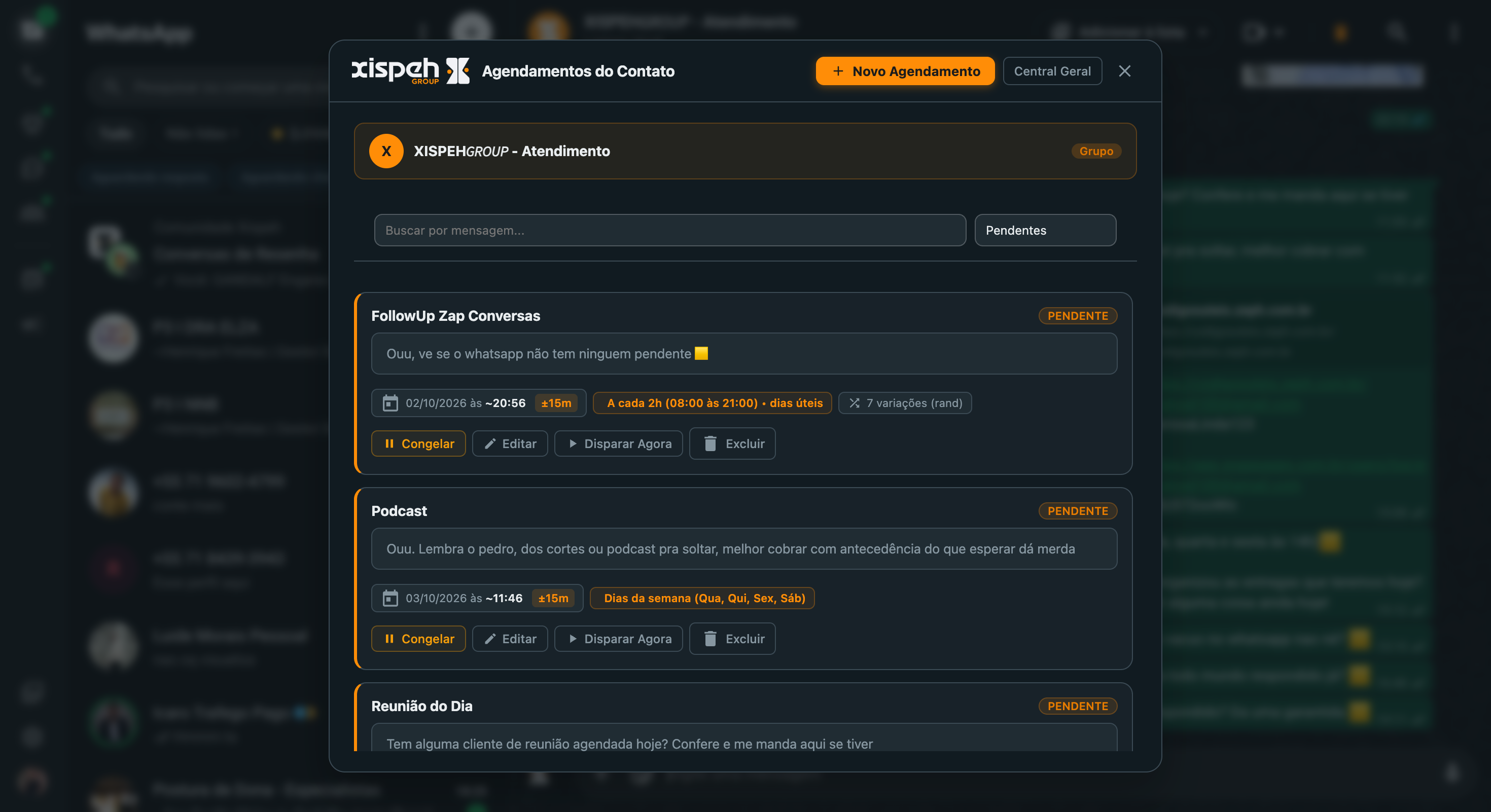 Atendimento com Transcrição Whisper IA